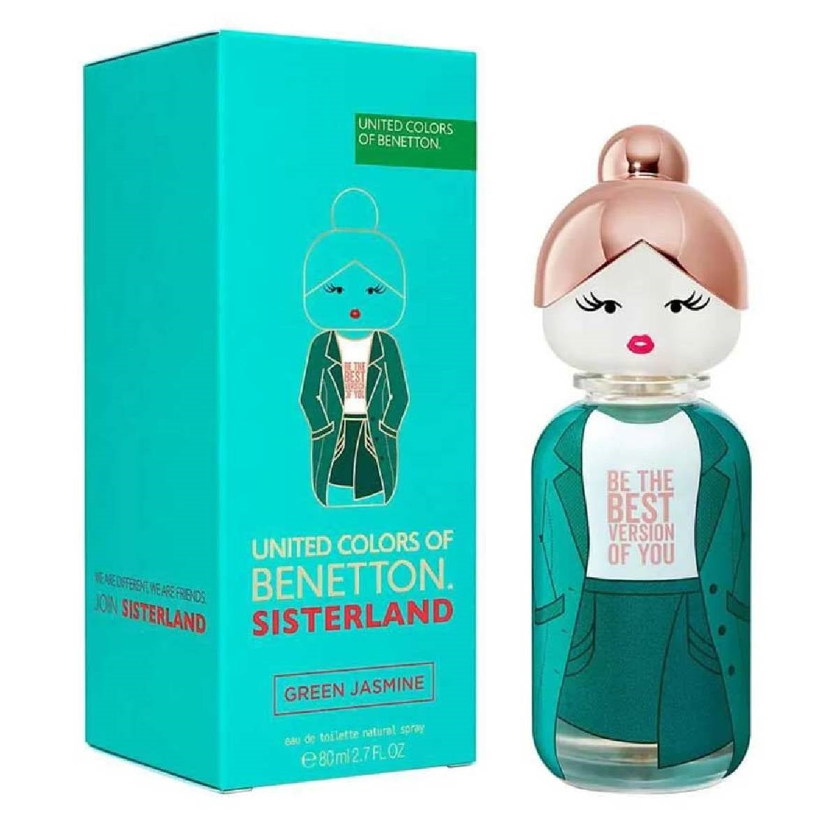 United Colors of Benetton Sisterland Green Jasmine EDT 80ml
