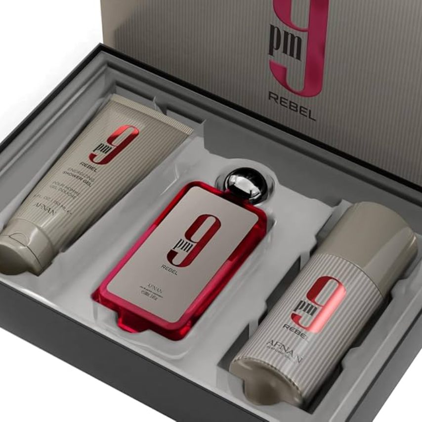 Afnan 9PM Rebel EDP 100ml 3pc Set