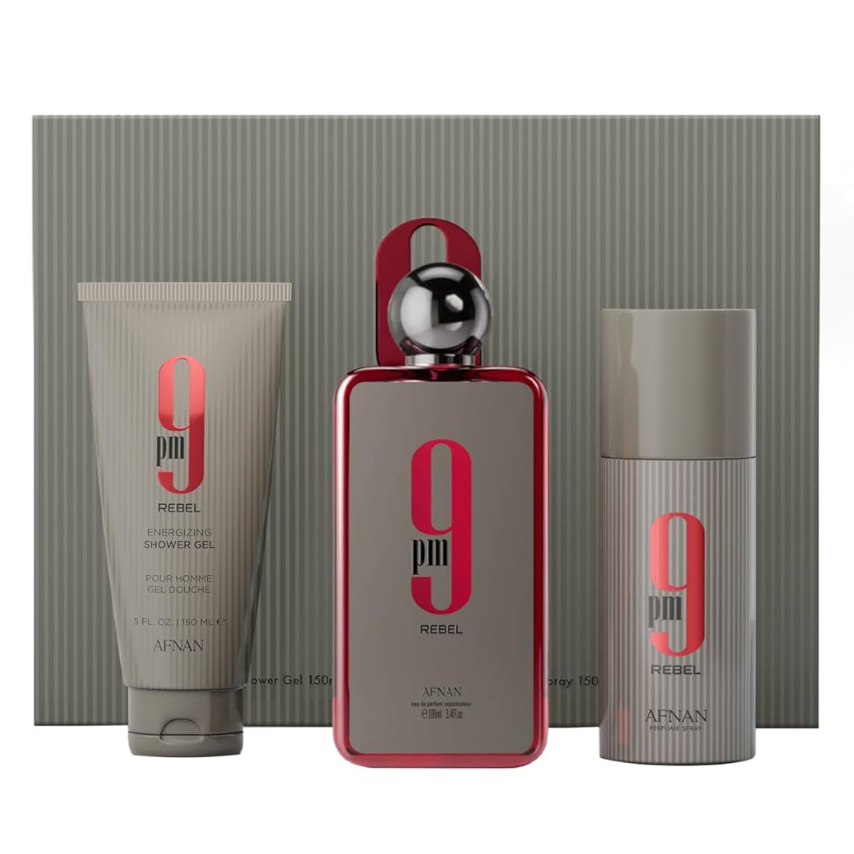 Afnan 9PM Rebel EDP 100ml 3pc Set