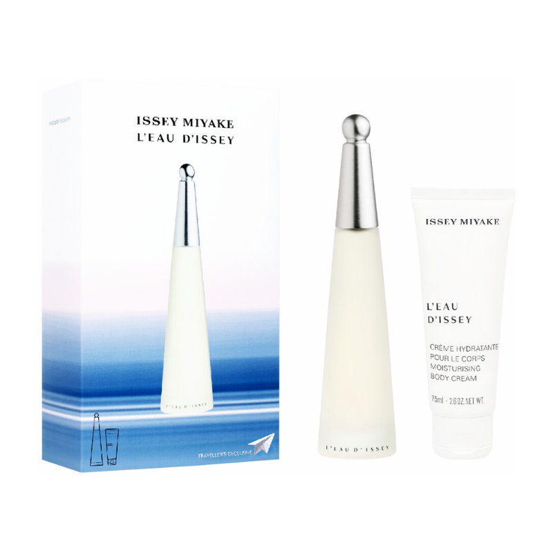 Issey Miyake L’Eau d’Issey Women’s Gift Set Eau de Toilette 100 ml with Moisturising Body Cream 75 ml